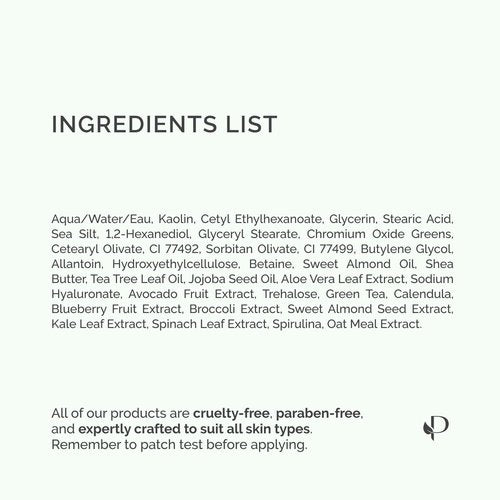 PLANTIFIQUE Korean Skincare Clay Mask – Hydrating Mud Mask with Avocado & Superfoods, Dermatologist-Tested for Face & Body – Vegan, 3.4 Oz/100ml