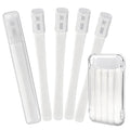 ASTONFOG Eyelid Brush with Soft Silicone for Sensitive Eyelids, Gentle Eyelid Margins Scrub Cleansing Brush for Blepharitis, Dry Eyes Relief, Oil, and Lid Scrub Device(5pcs)