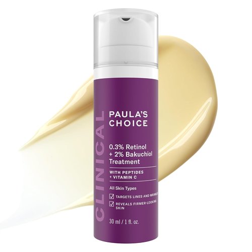 Paula's Choice Clinical Retinol & Bakuchiol Face Serum - Anti-Aging Treatment with Ceramides & Hyaluronic Acid | 1 oz