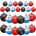 Cute Spider Ball Ornaments 24PCS 2.4in Shatterproof Hanging Decor - Unbreakable Halloween or Holiday Decorations
