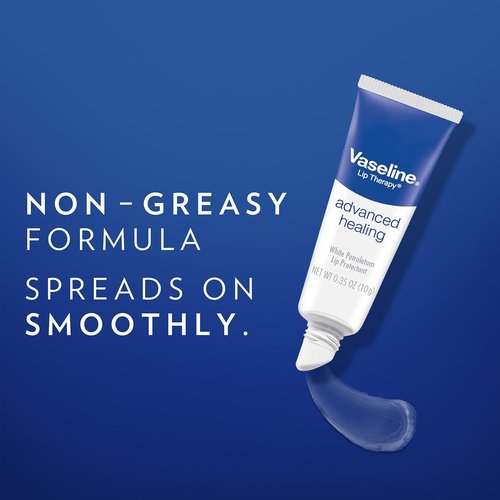 Vaseline Intensive Care Lotion, Unscented, Advanced Repair – Non-Greasy Moisturizer for Extremely Dry Skin + Advanced Lip Therapy Tube
