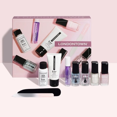LONDONTOWN Complete Nail Polish Set - Must-Have Manicure Essentials & Cuticle Tools