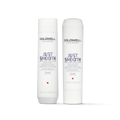 Goldwell Dualsenses Just Smooth Shampoo - Anti-Frizz & Humidity Control for Silky Hair