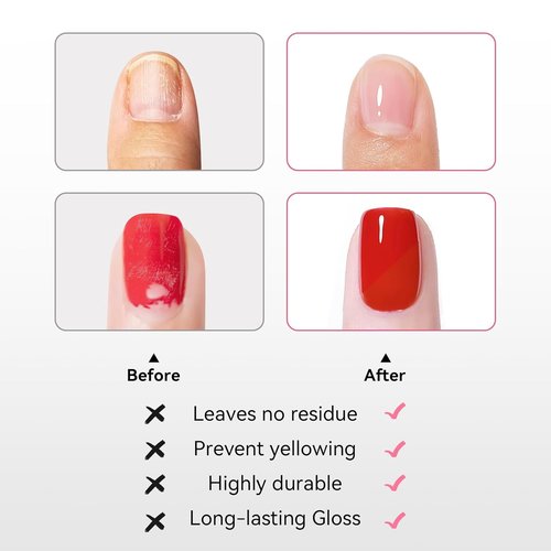 **Regine Switzerland Clear Nail Polish Set - Vegan Base & Top Coat for Long-Lasting Shine | 2 Pcs**