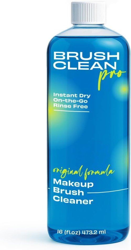 Original Makeup Brush Cleaner - Quick-Drying Rinse-Free Formula for Professional Brush Care - 16 oz