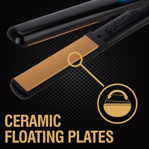 CHI Original Digital Ceramic Hair Straightener - Professional 1″ Flat Iron for Smooth, Frizz-Free Hair | Adjustable Temperature Display
