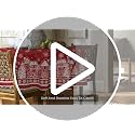 Christmas Tablecloth 60 x 104 Inch Rectangular Red Snow House Holiday Decor