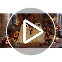 Halloween Ghost Decorations Indoor Set - Glowing Spooky Ghosts for Home & Table Display