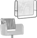 Salon Chair Cover - 20.8"x 15.7"x 4"Seat Covers Black,Salon Chair Covers Protectors,Square Salon Chair Covers Protectors fits Salon Chairs, Reinforced Precision Stitched Clear Covers (1, Oversized)