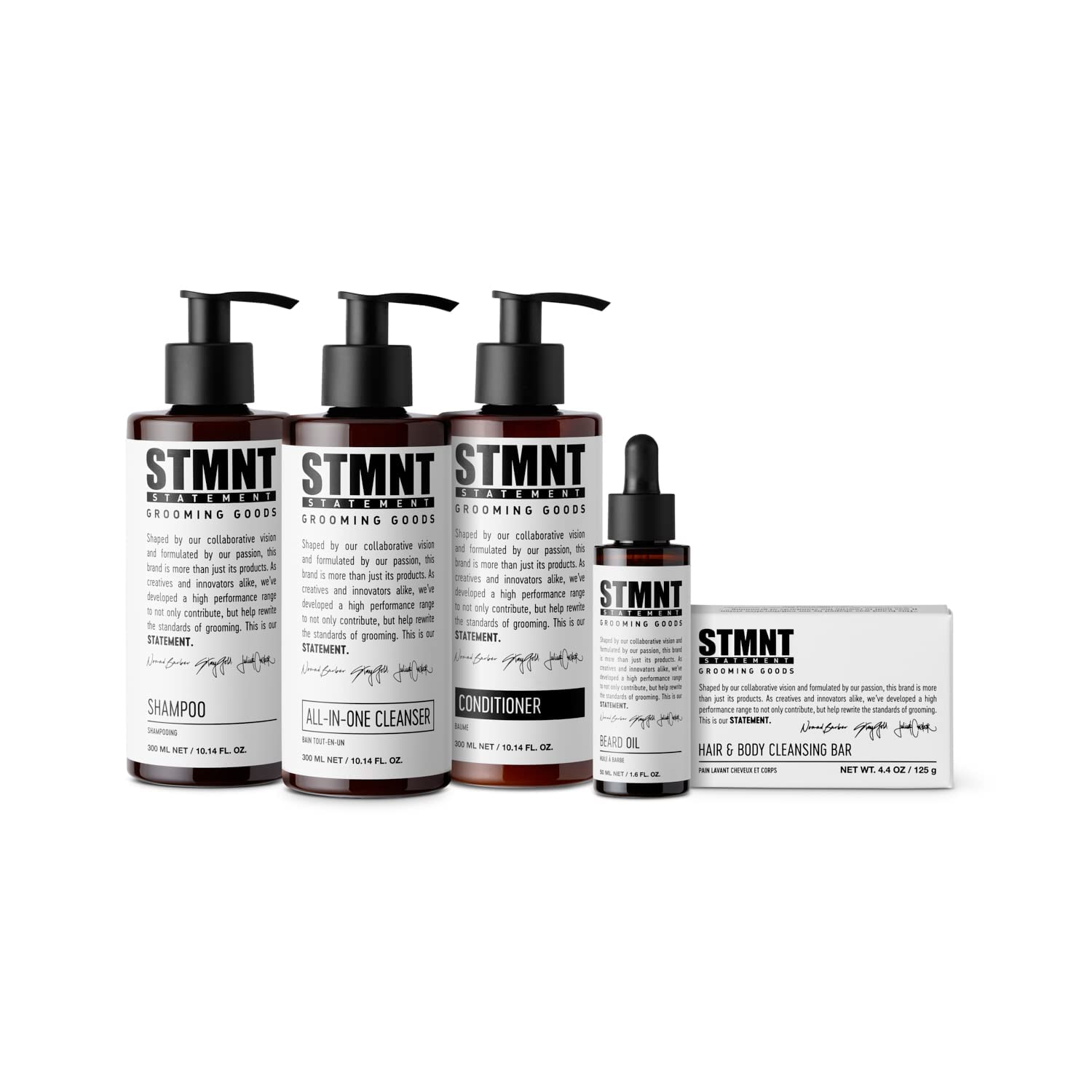 STMNT Grooming Goods Shampoo & Conditioner Bundle - Nourishing Hair Care Duo for All Hair Types