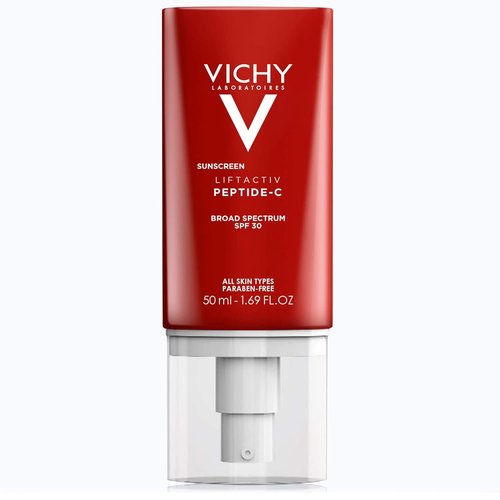 Vichy LiftActiv Peptide-C Face Sunscreen Moisturizer - SPF 30 Anti-Aging Cream with Peptides & Vitamin C