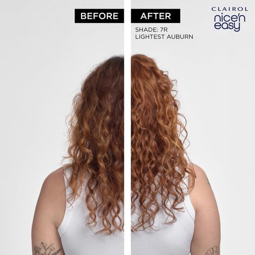 Clairol Nice'n Easy Permanent Hair Dye - 7 Dark Blonde Color | Single Pack for Effortless Coverage
