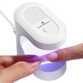 BTArtboxnails Handy Mini Nail Lamp - Fast Cure UV LED Nail Lamp for Gel Nails, 6W Nail Light with 2 Timer for All Gel Polish