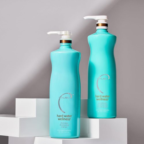 Malibu C Hard Water Wellness Conditioner - Sulfate-Free Formula for Enhanced Moisture & Shine - 8 Fl Oz