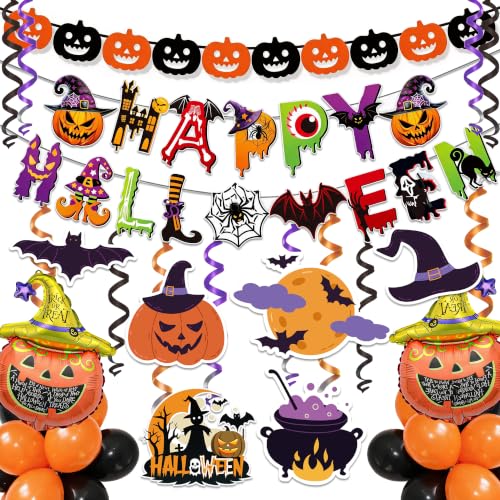 Halloween Party Decorations Set - 19 Pieces for Spooky Celebration