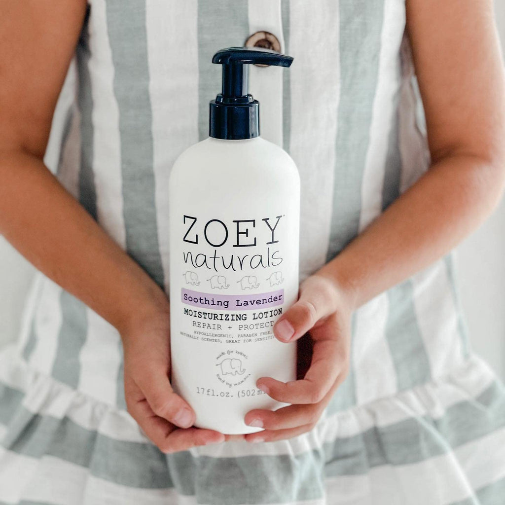 Zoey Naturals Lavender Moisturizing Lotion for Babies - Hypoallergenic & Gentle Formula - 17 fl oz