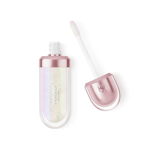 Kiko Milano 3D Hydra Lip Oil - Hydrating & Nourishing High-Shine Lip Treatment with Vitamin E | 6.5ml