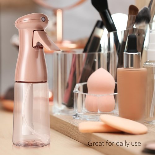 Airbee Spray Bottle - Continuous Mister Sprayer for Hair Styling | Ultra Fine Mist (2 Pack, 6.8 OZ)