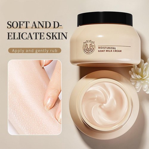 Grospe Goat Milk Anti-Wrinkle Cream - Intensive Hydration Face Moisturizer with Peptides, 3.5oz