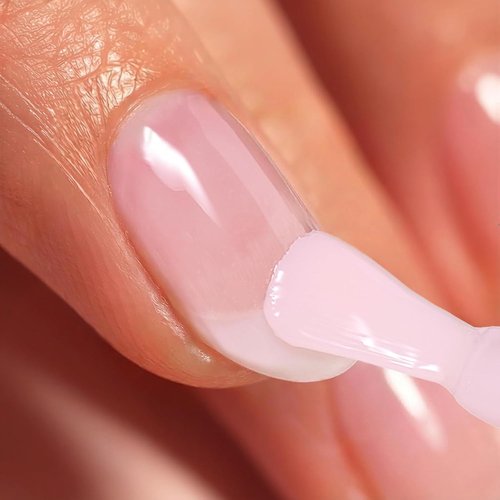 Skiennix Nail Strengthener - Keratin Hardener & Growth Treatment | Nude Polish Concealer with Jojoba Oil, 15ml (Milky White)