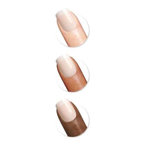 Sally Hansen Perfect Press-On Nails - Square Shape, Easy Application, Non-Damaging | 30 Nails, Glue & Tabs | A La Mode