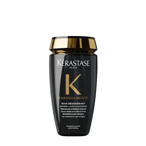 KÉRASTASE Chronologiste Bain Régénérant Shampoo - Revitalizing Anti-Aging Formula for Weakened Hair, 8.5 Fl Oz