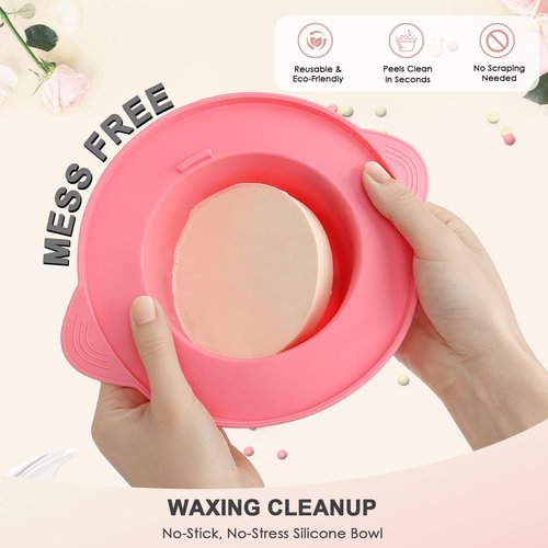 KeShi Waxing Kit for Women and Men, Digital Wax Warmer with 6 Bags Hard Wax Beads, at-Home Hair Removal Wax Kit for Full Body, Face, Eyebrow, Bikini, Legs, Brazilian & Sensitive Skin(Graphite)