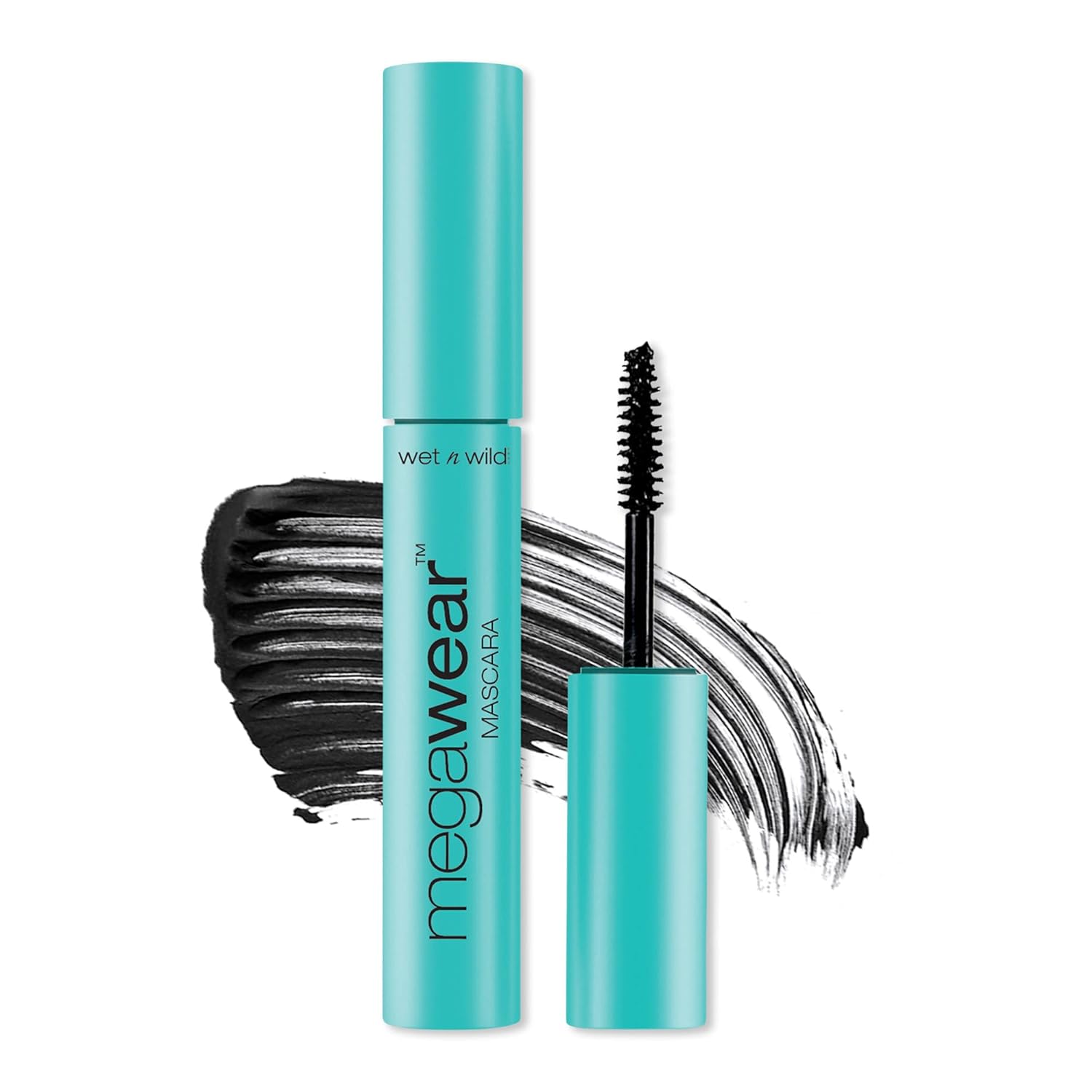 Wet n Wild Megawear Mascara - Gentle Gel Volumizing Formula for Full, Healthy Lashes | Black