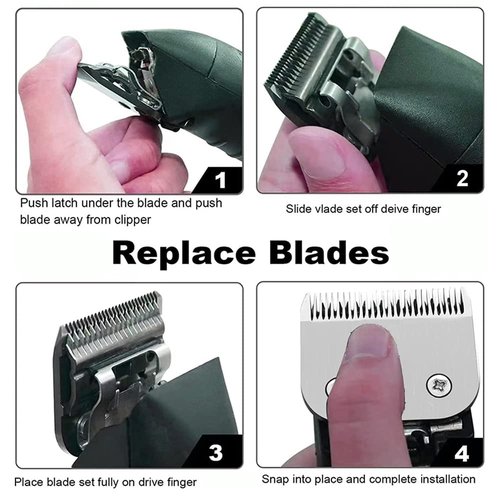 Rplacement Clipper Blade Compatible with Oster Detachable Classic 76 Octane Clipper, Size #00000(0.2mm)