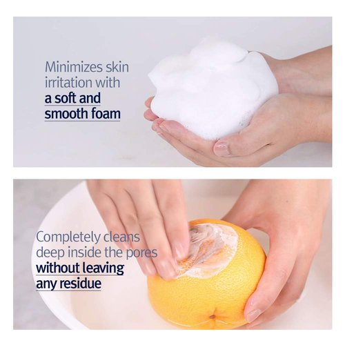 PYUNKANG YUL Cleansing Foam - Gentle Korean Facial Wash for All Skin Types - Moisturizing Coconut Extract - 5.1 Fl. Oz