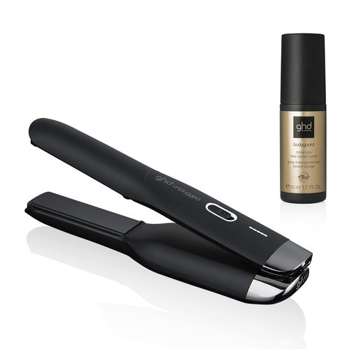 GHD Unplugged Styler - Cordless Flat Iron Hair Straightener | Professional Travel Iron with Heat-Resistant Case, USB-C Charging