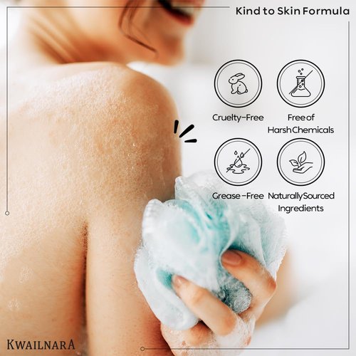 Kwailnara Peach Milk Body Wash (19.75 Fl Oz) – Korean Body Cleanser for Clear & Bright Skin | Milk Protein, Royal Jelly & Vitamin-Rich Peach Extract | Paraben-Free with Gentle Bubbles