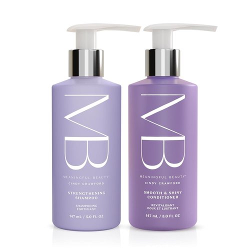 Meaningful Beauty Deluxe Age-Proof Haircare System - Nourishing Travel Size for Thicker, Stronger Hair