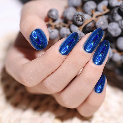 Artdone 36 Jars Chrome Nail Powder Nail Art Fimo Decoration Metallic Mirror Effect Holographic Aurora Chameleon Pigment Powder 1g/Jar Pearl for Resin Craft & Nail Art