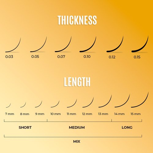 Individual Lashes Semi Permanent Mink Lashes by STACY LASH | Volume & Classic Lash Extensions | D Curl Eye Lashes | Eyelash Extension Supplies for Lash Tech | 16-Rows Lash Tray | D-0.15-MIX 8-15