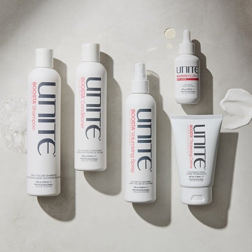 UNITE Hair BOOSTA Shampoo & Conditioner Set - Adds Volume, Body & Shine - 10 Fl Oz & 8 Fl Oz