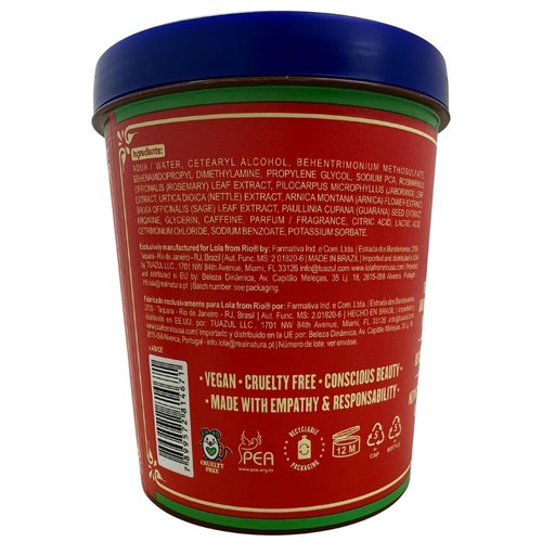 Lola From Rio - Rapunzel Hair Mask - Strengthening Formula Restores Shine | 15.87 Fl Oz
