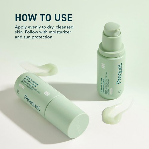 Prequel Skin Redness Reform - Calming Serum for Sensitive Skin with Oat Extract | 1oz Pump