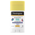 Neutrogena Kids Mineral Sunscreen Stick - Broad Spectrum SPF 50+ | Water-Resistant & No-Mess Application, 1.5 oz