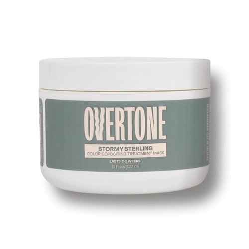 Overtone | Semi-Permanent Hair Color Conditioner - Stormy Sterling, 8 oz, Nourishing & Damage-Free Formula