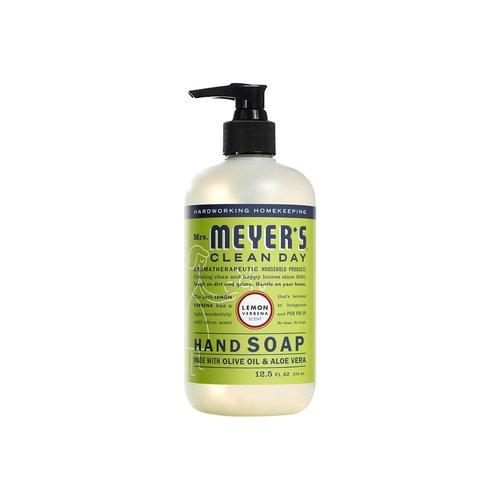 Mrs. MEYER'S CLEAN DAY Liquid Hand Soap 4 Pack Variety, Honeysuckle, Rain Water, Compassion Flower, & Lemon Verbena, 12.4 OZ Each, 1 CT Variety Pack