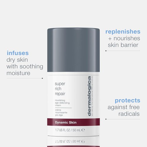 Dermalogica Super Rich Repair Face Moisturizer - Anti-Aging Formula to Replenish Skin's Moisture