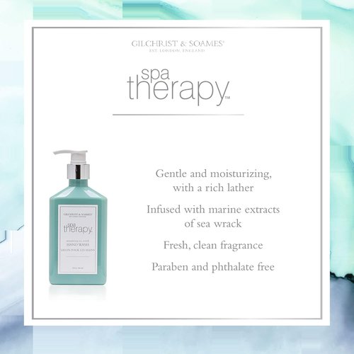 Gilchrist & Soames Spa Therapy Hand Wash - Detoxifying Sea Kelp Formula | 9oz, Paraben-Free