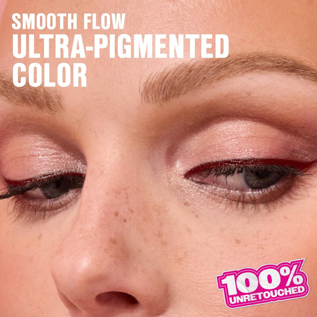 Wet n Wild Mega Last Liquid Eyeliner - Waterproof, 16-Hour Wear, Ultra-Fine Brush - Brown, Cruelty-Free & Vegan