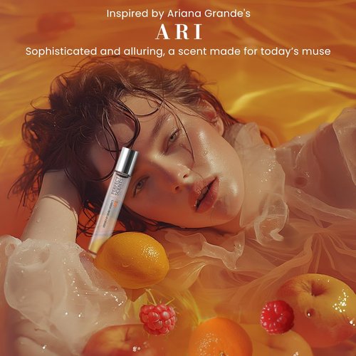 Ariana Grande Ari Rollerball | Vegan Women's Eau de Toilette - Paraben-Free & Cruelty-Free, 0.34 Fl Oz