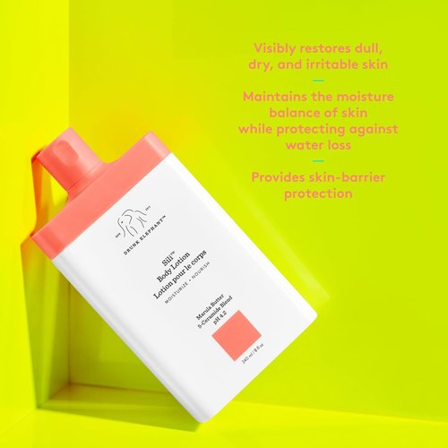 Drunk Elephant Sili Body Lotion - Lightweight Daily Moisturizer - 240 ml/8 fl oz - Clean & Cruelty-Free Skincare