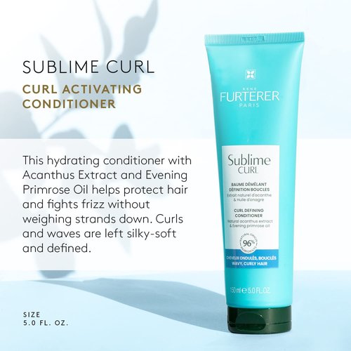 Rene Furterer SUBLIME CURL Curl Activating Conditioner - Frizz Control for Curly & Wavy Hair - 5 Fl Oz