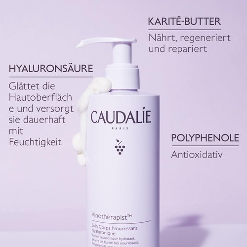 Caudalie Vinotherapist Nourishing Body Lotion with Hyaluronic Acid | Hydrating & Moisturizing Formula