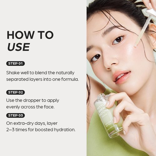 House of Hur Phyto Brew Matcha Ampoule – Lightweight Hydrating Face Ampoule – Hadong Matcha + EGCG, Fast-Absorbing, Non-Sticky Dewy Glow – Korean Skincare – 1.69 fl oz (50 ml)