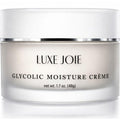LuxeJoie Glycolic Moisture Creme – Exfoliating Face Moisturizer with Glycolic Acid – Lightweight Hydrating Cream for Smoother-Looking Skin – 1.7 oz